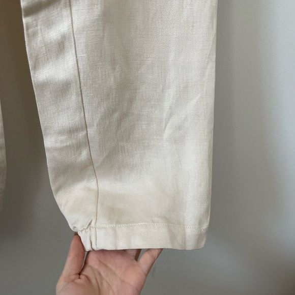 Zero+ Maria Cornejo Linen Pants Cream - Picture 7 of 8